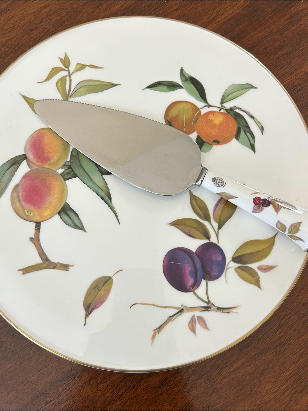 Vintage Royal Worcester Arden Cake Plate & Cake Server – Made in England